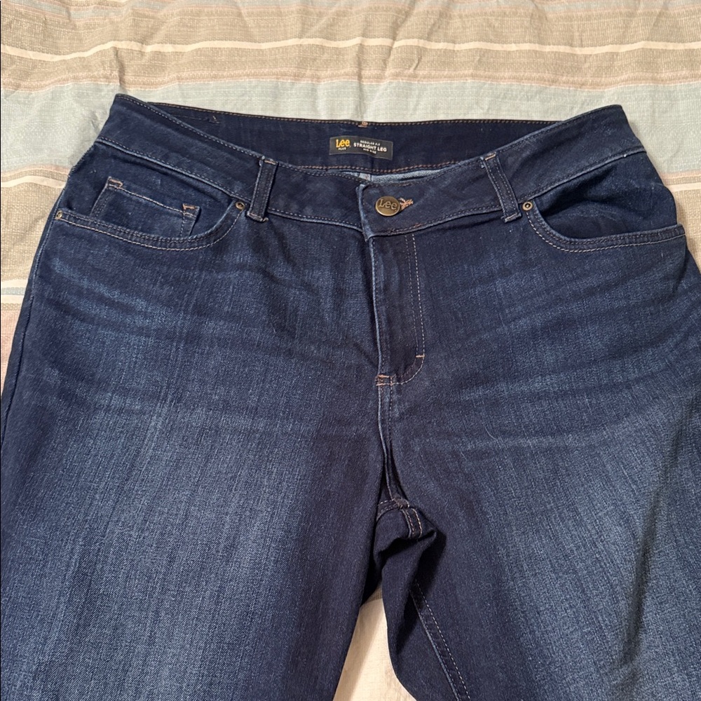 Lee Women's Indigo Straight Leg Jeans